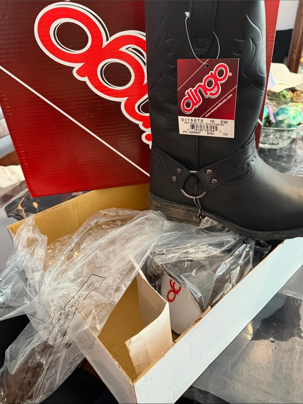 Brand New Dingo Cowboy Boots Brand with tags in plastic